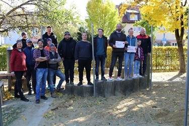 Sandschaufeln für den guten Zweck