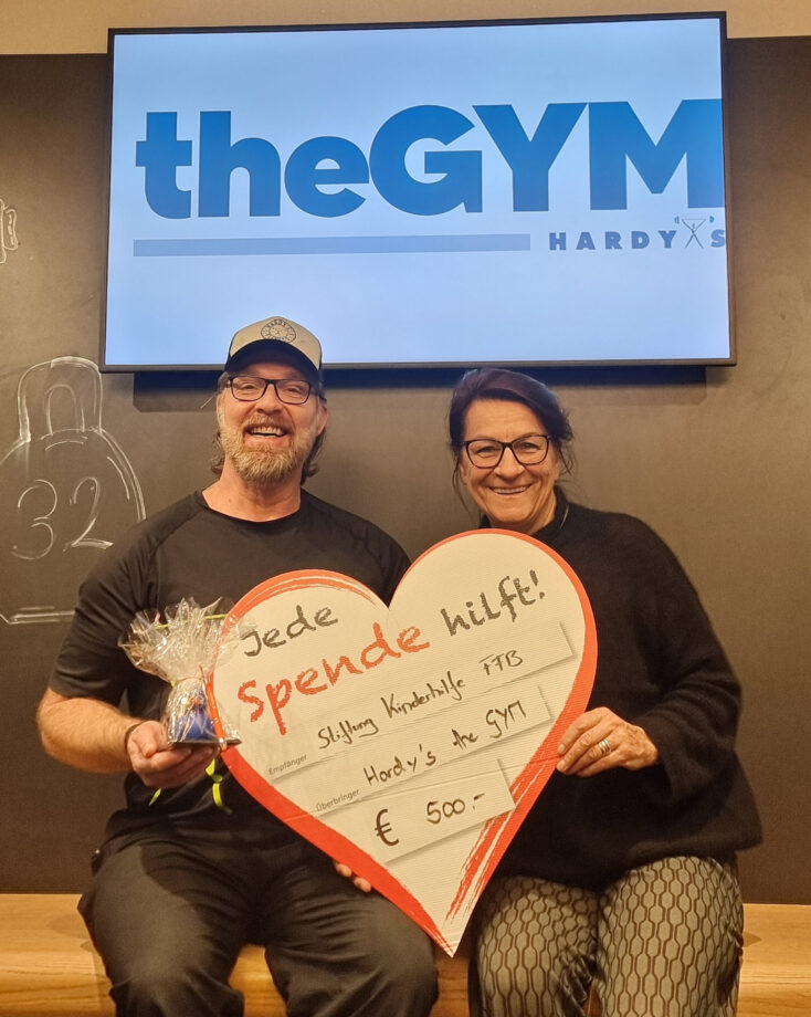 Engagement und Sportsgeist im Hardy´s the GYM  – Danke für die Spende
