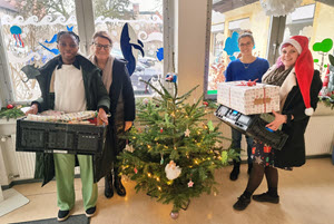 Wunschbäumchenaktion: Das Christkind von Ökoring schenkt strahlende Kinderaugen