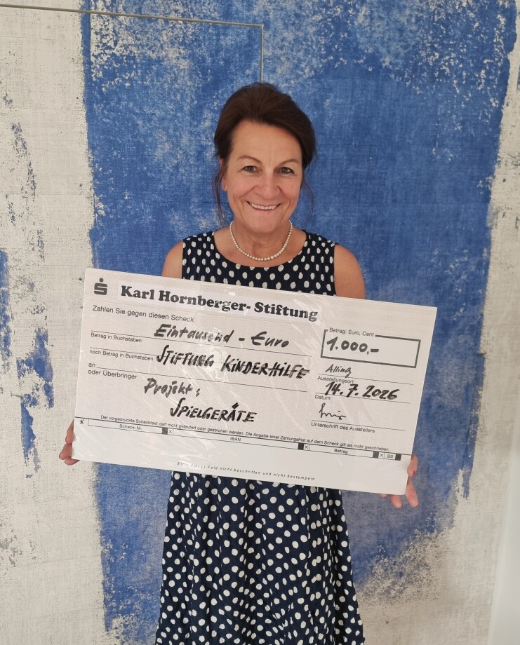 Herzlichen Dank an die Karl-Hornberger-Stiftung