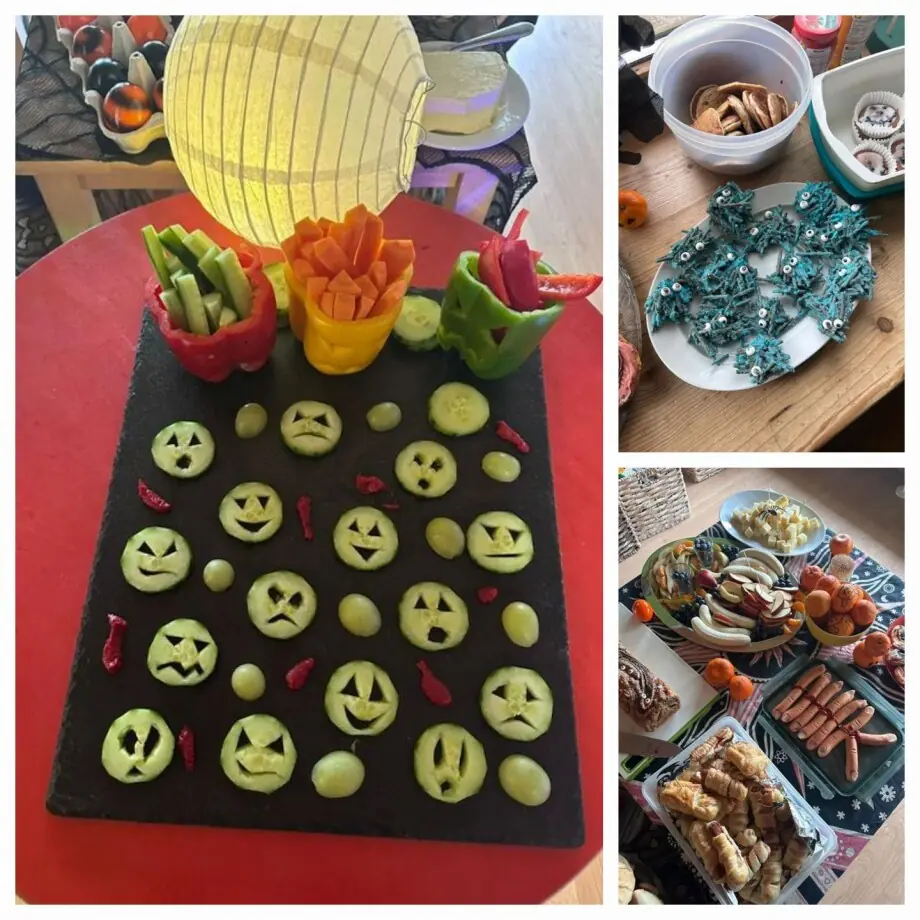 Gruselbuffet im Kindergarten Abenteuerland